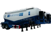 2 Axles PE PP ABS granule particle Transport Powder Tank Trailer/ Bulk cement Tanker Trailer