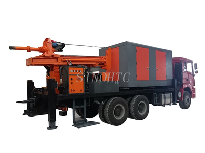 Hydraulic DTH Hammers Truck Mounted Rotatory Water Well Drilling Machine